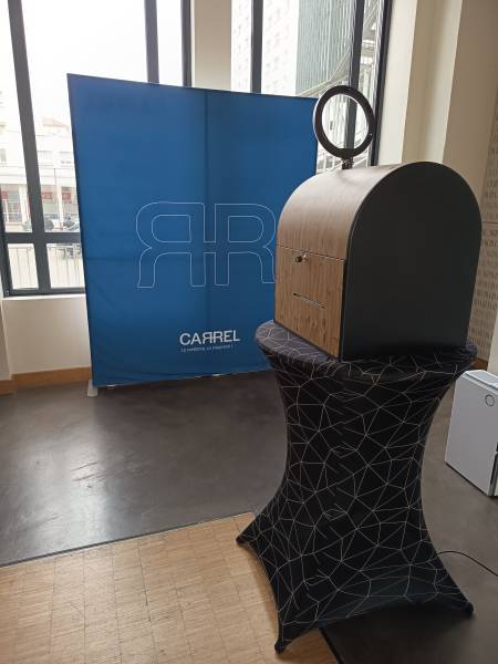 Location de photobooth pour une remise de diplôme à l’Institut Carrel de Lyon